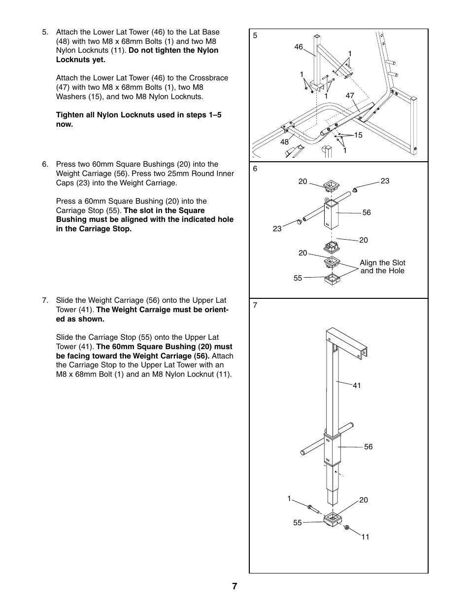 Weider 831.150390 User Manual | Page 7 / 22