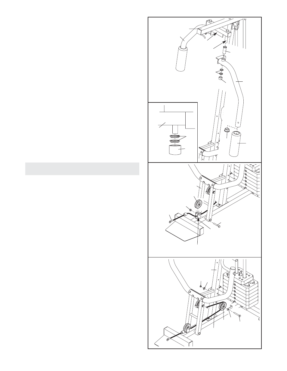 Cable assembly | Weider Pro 2250 User Manual | Page 8 / 24