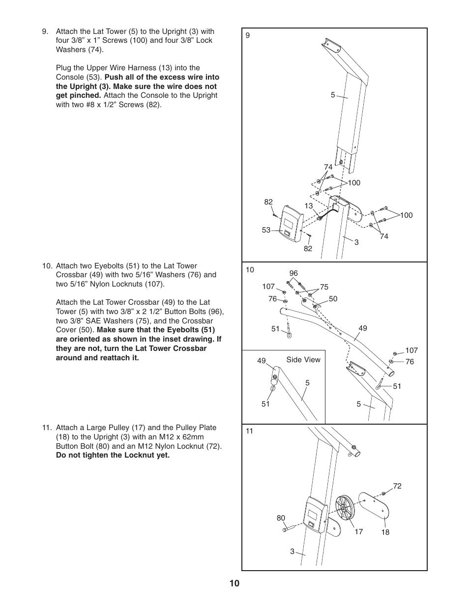 Weider PLATINUM 600 User Manual | Page 10 / 27