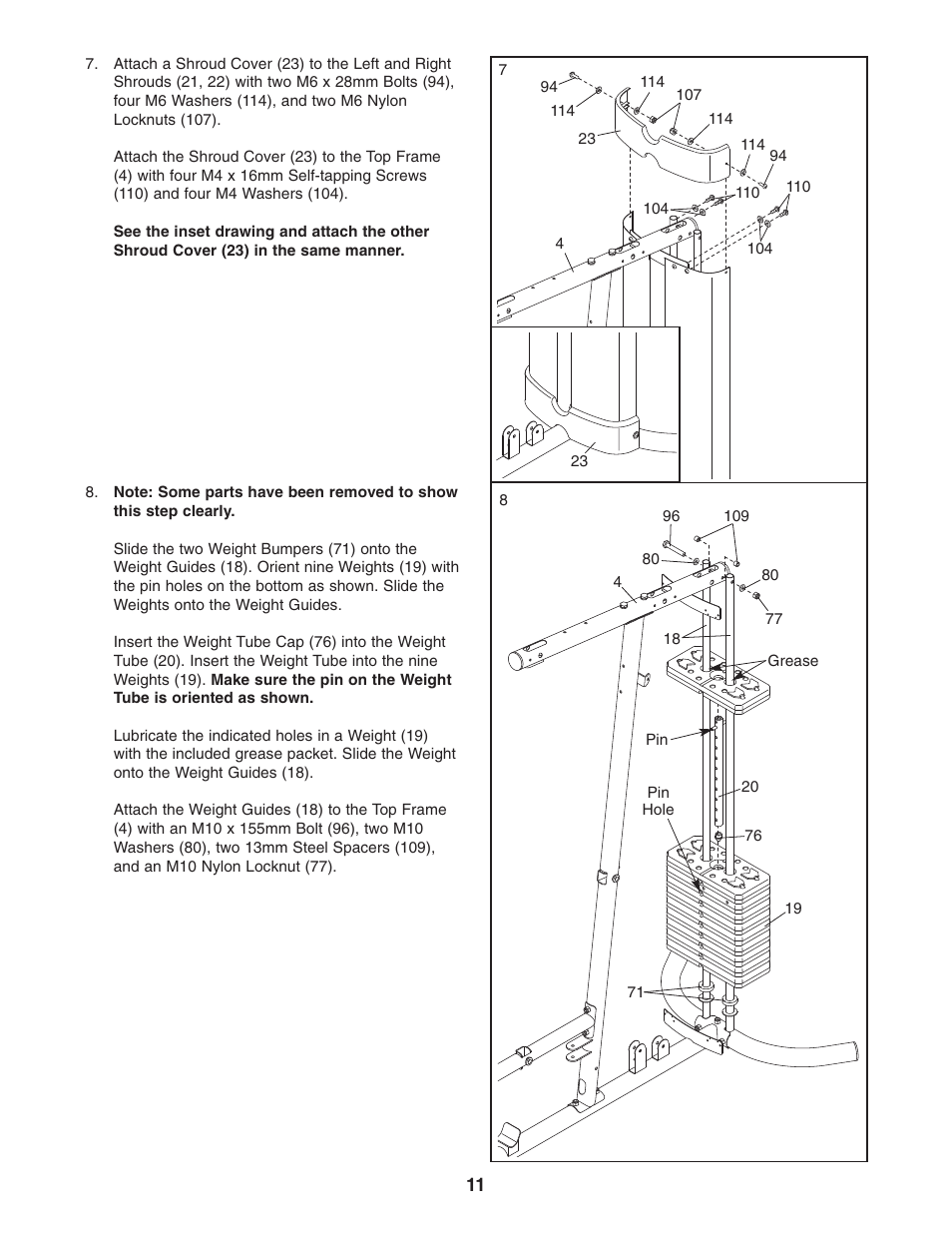 Weider 831.14622.0 User Manual | Page 11 / 36