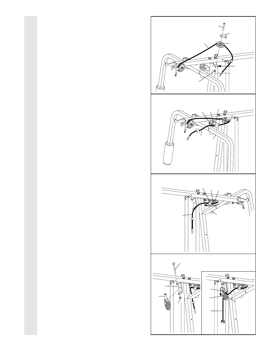 Cable assembl y | Weider WESY49201 User Manual | Page 12 / 35