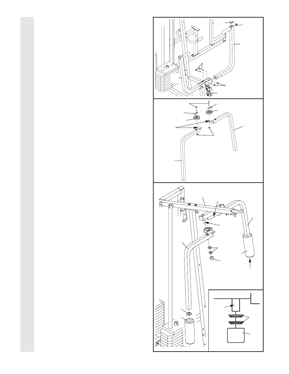 Arm assembl y | Weider WESY49201 User Manual | Page 9 / 35