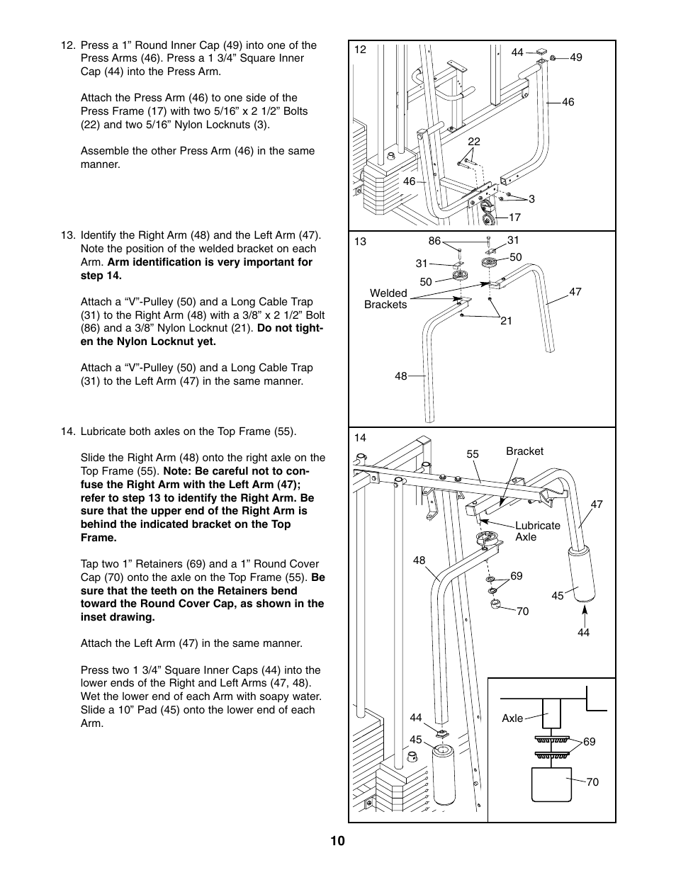 Weider WESY96310 User Manual | Page 10 / 32