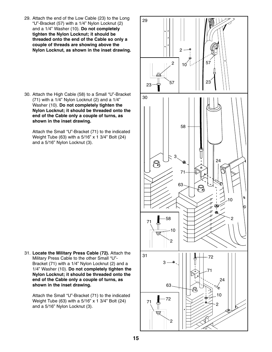 Weider WESY96310 User Manual | Page 15 / 32
