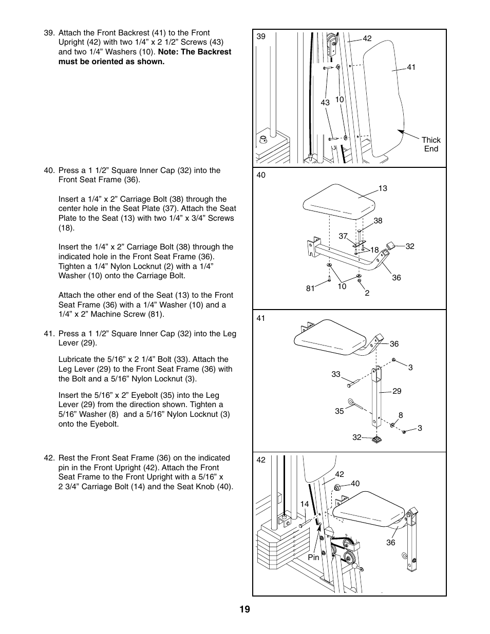 Weider WESY96310 User Manual | Page 19 / 32