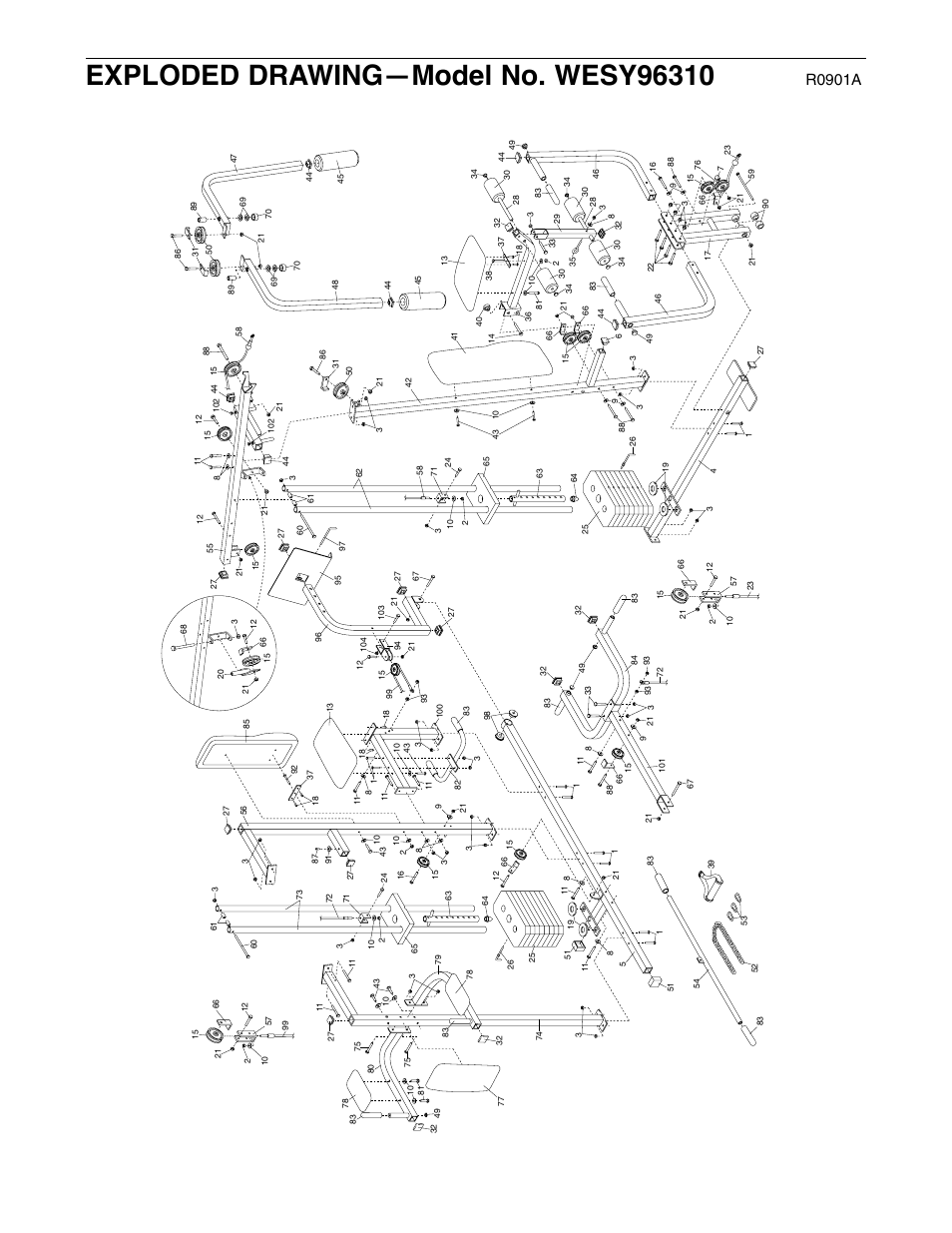 R0901a | Weider WESY96310 User Manual | Page 31 / 32