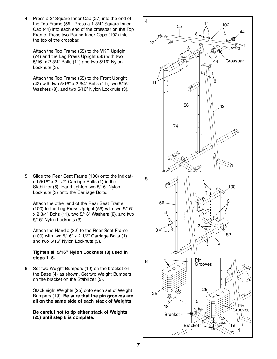 Weider WESY96310 User Manual | Page 7 / 32