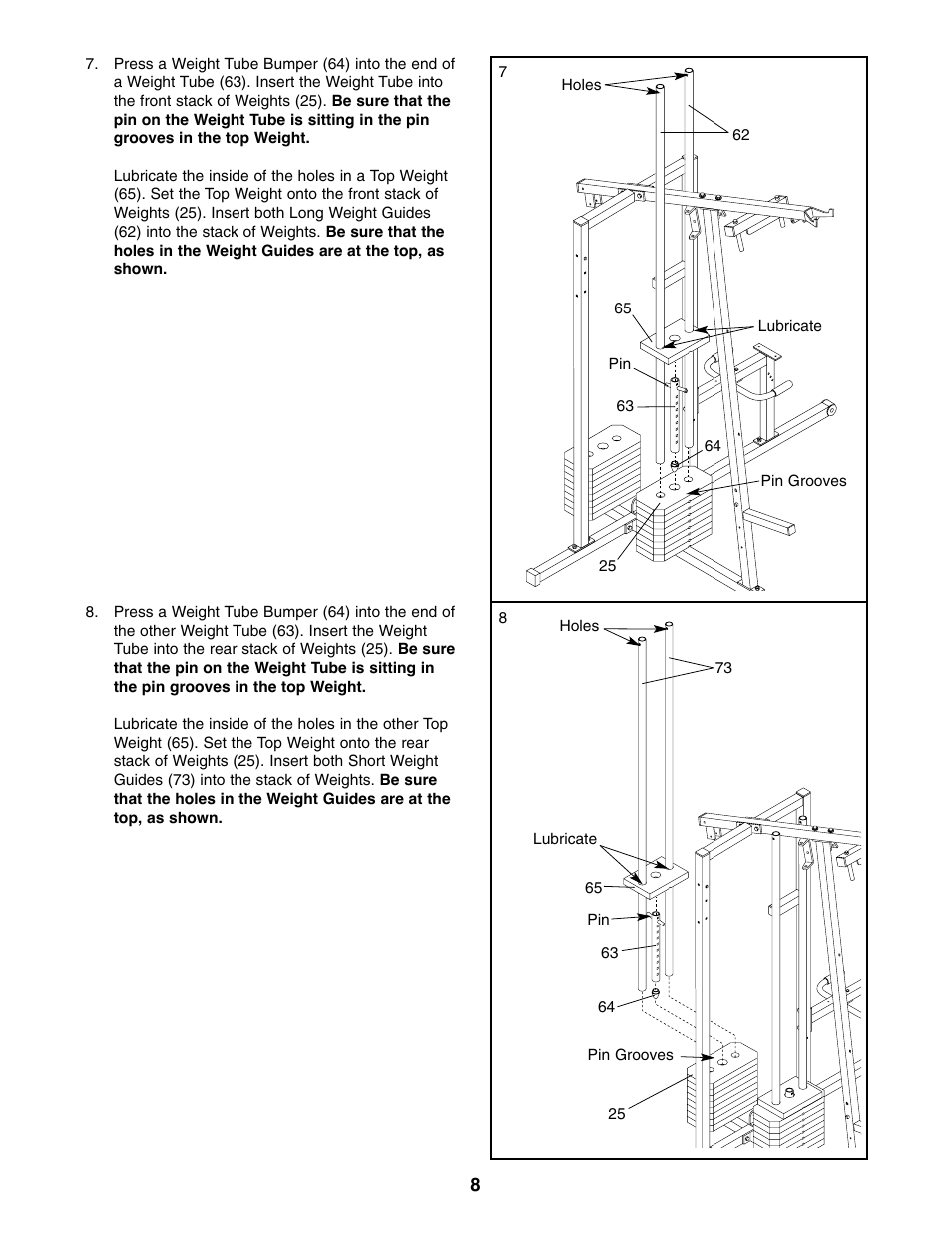 Weider WESY96310 User Manual | Page 8 / 32