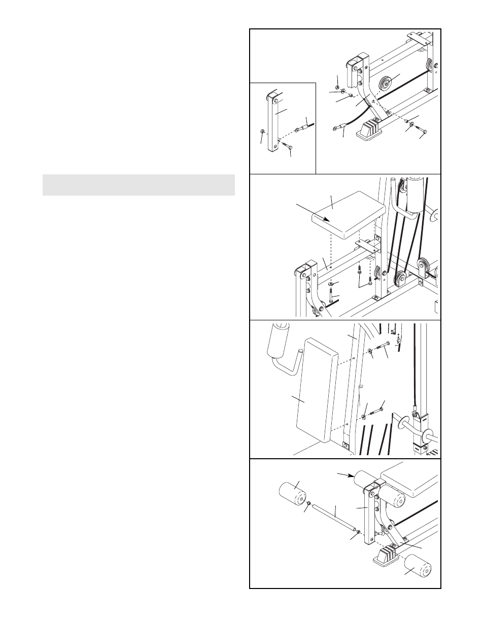 Seat assembly | Weider 15CT User Manual | Page 13 / 24