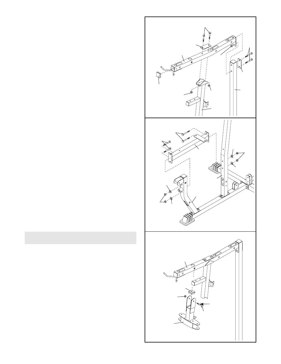 Arm assembly | Weider 15CT User Manual | Page 7 / 24