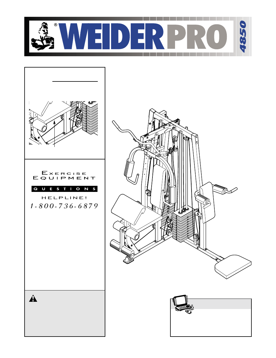 Weider 831.153931 User Manual | 35 pages