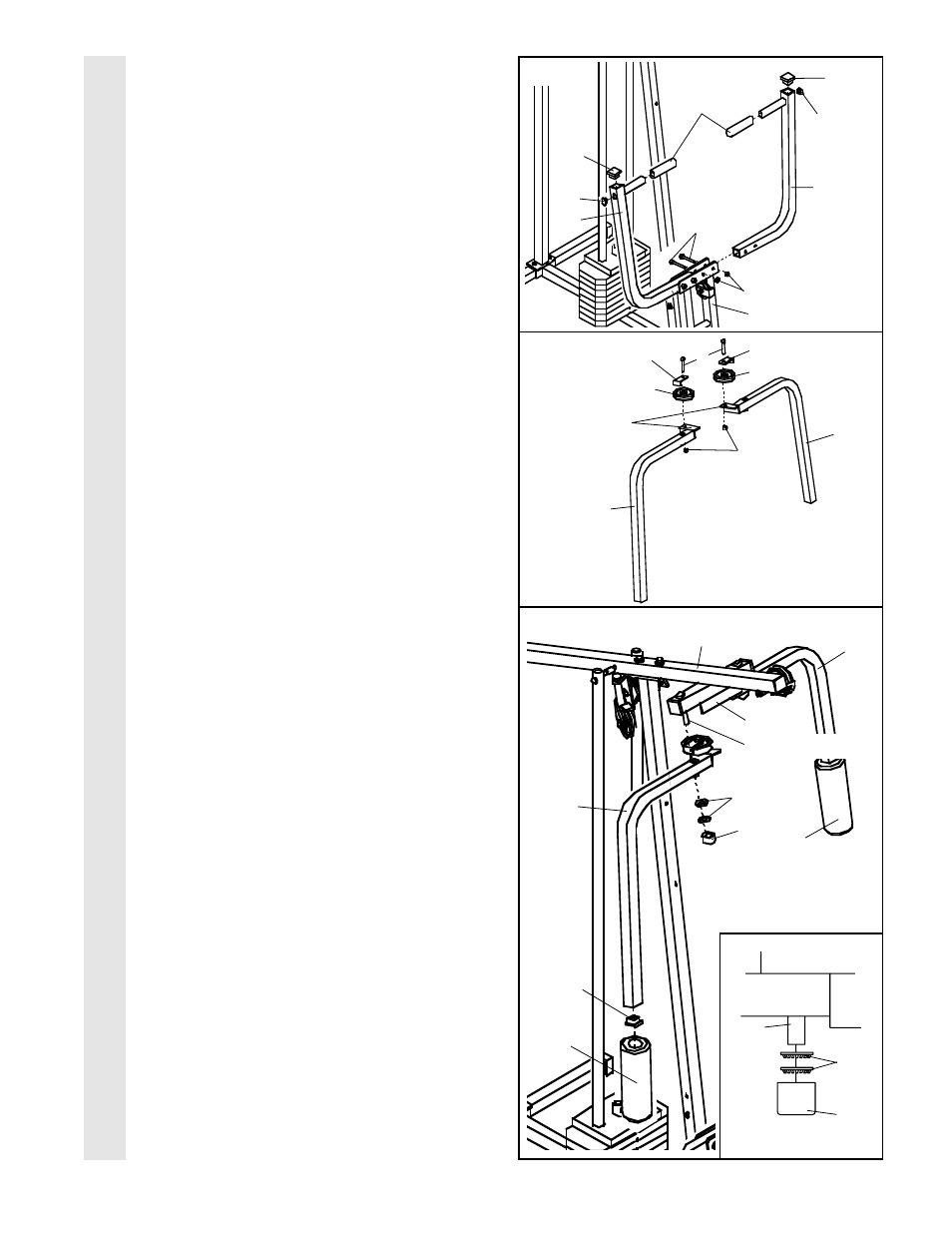 Arm assembl y | Weider WESY85201 User Manual | Page 8 / 27