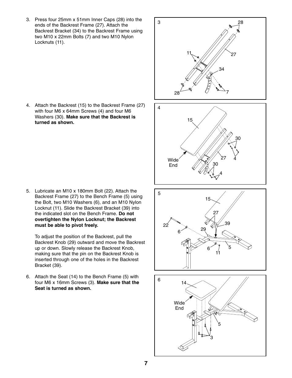 Weider WEBE09100 User Manual | Page 7 / 16