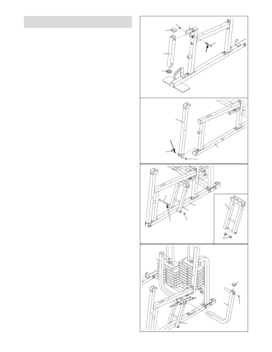 Arm assembly | Weider 831.159833 User Manual | Page 12 / 37