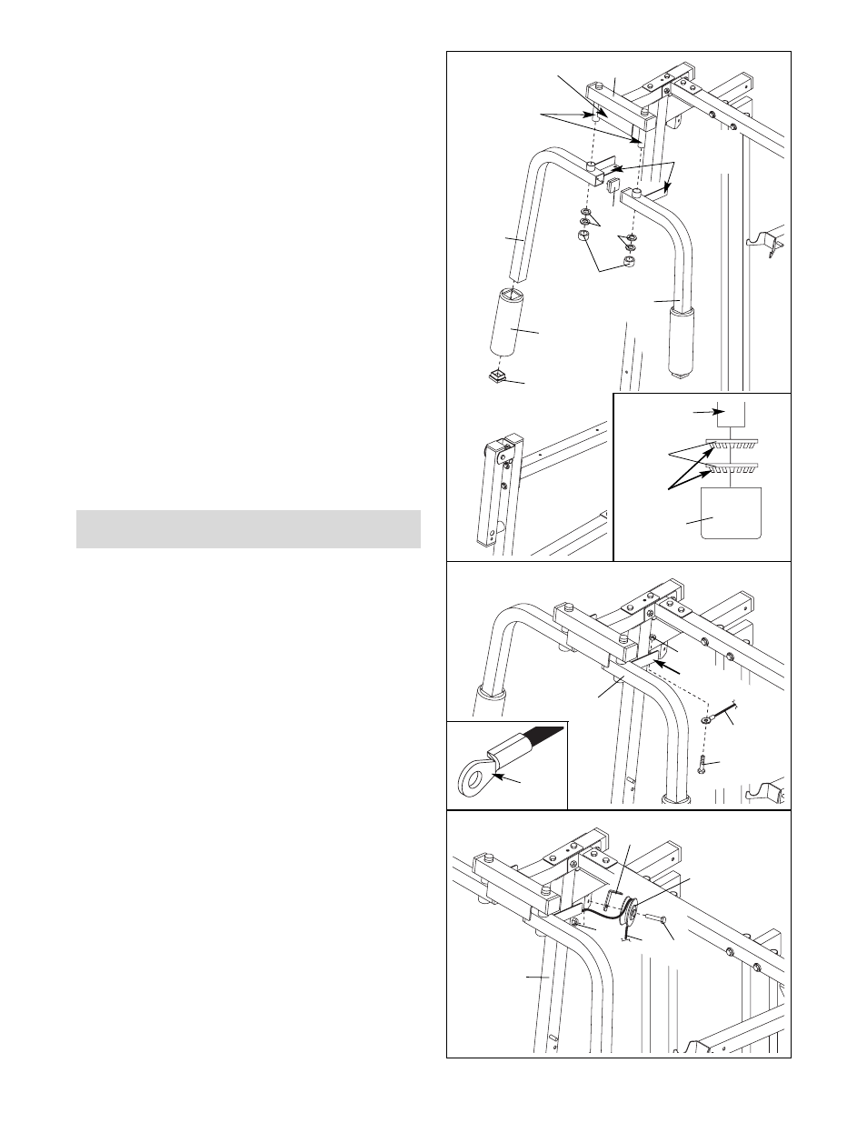 Cable assembly | Weider 831.159833 User Manual | Page 13 / 37