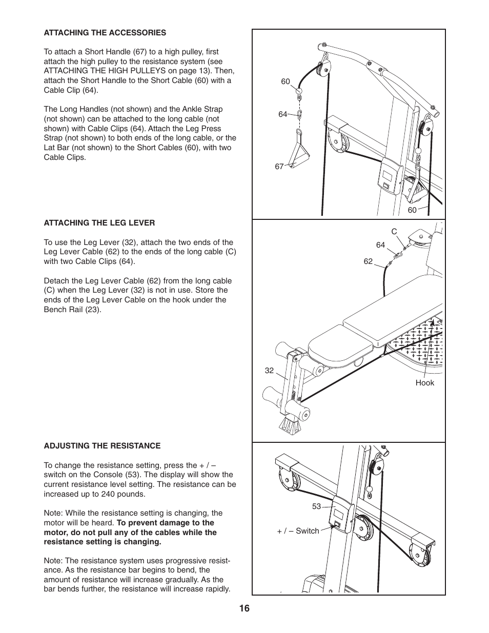 Weider 831.153992 User Manual | Page 16 / 27