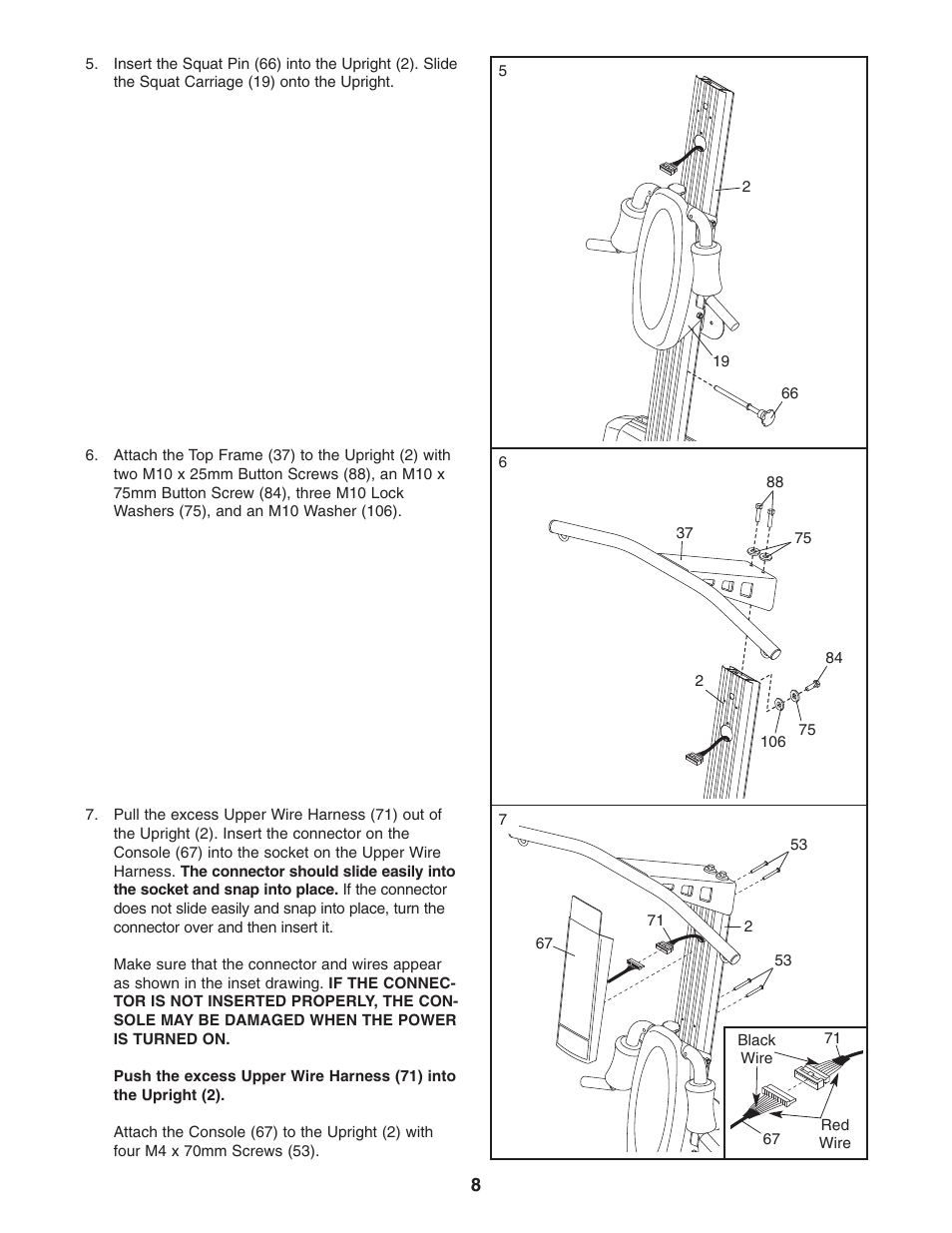 Weider WESY75741 User Manual | Page 8 / 27