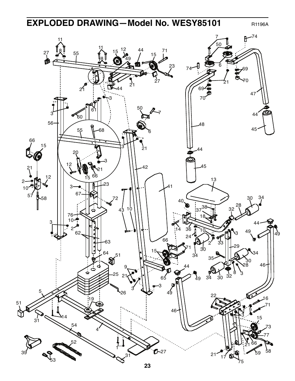Weider 8510 User Manual | Page 23 / 27