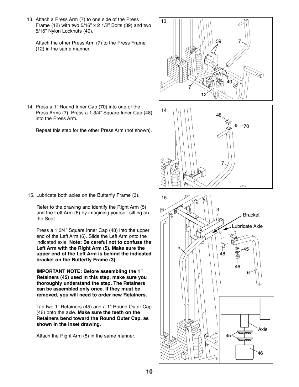 Weider WESY41080 User Manual | Page 10 / 33