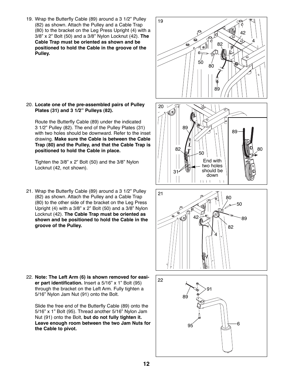 Weider WESY41080 User Manual | Page 12 / 33
