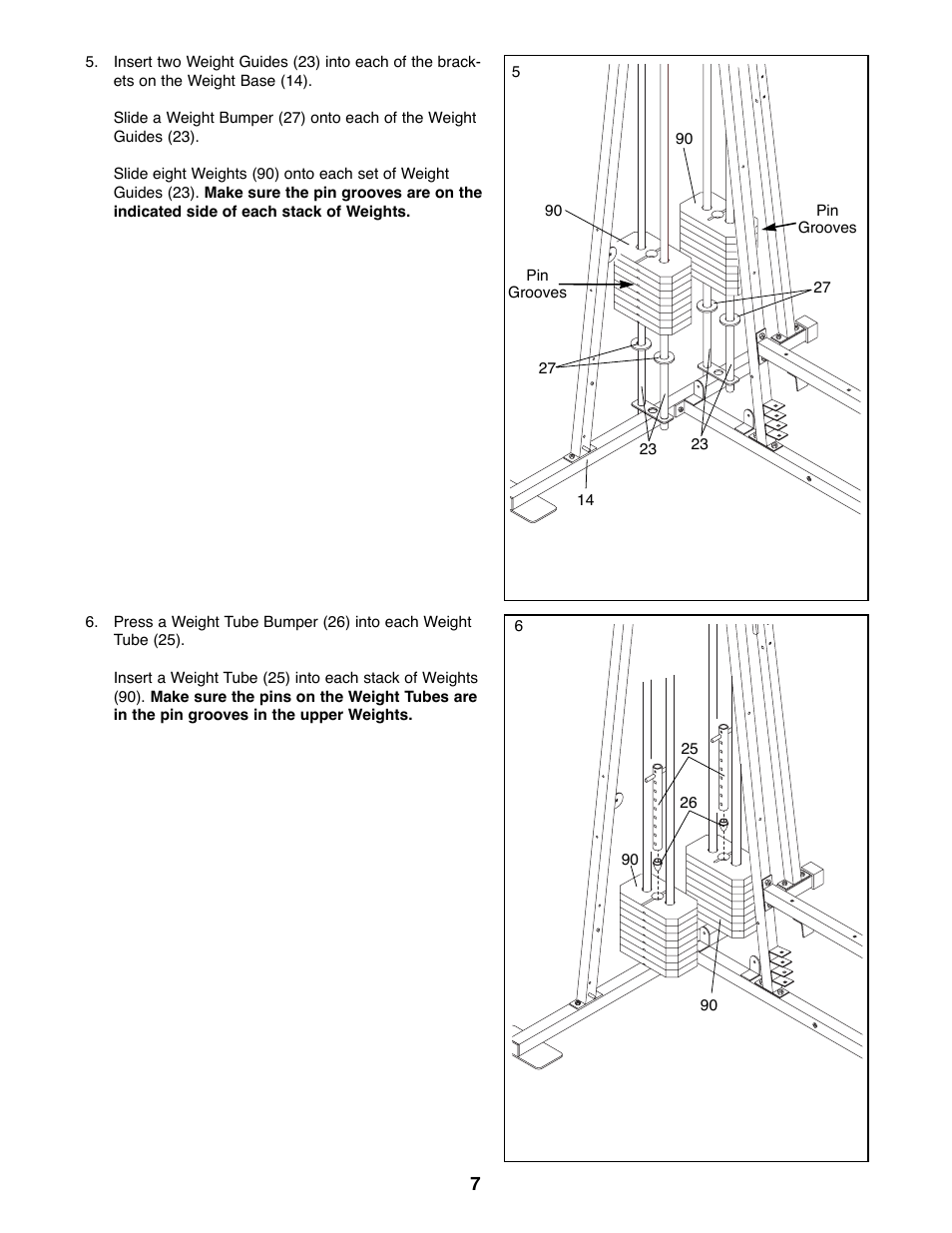 Weider WESY41080 User Manual | Page 7 / 33