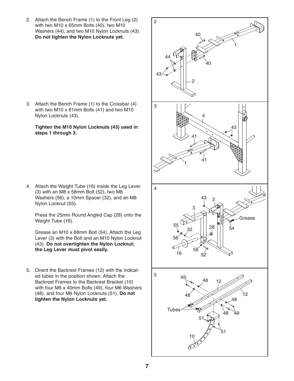 Weider 831.15711.0 User Manual | Page 7 / 20