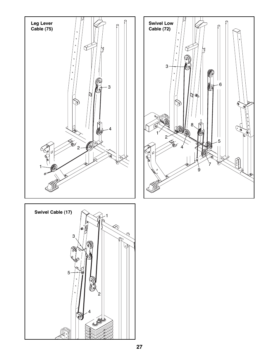 Weider WESY39522 User Manual | Page 27 / 35