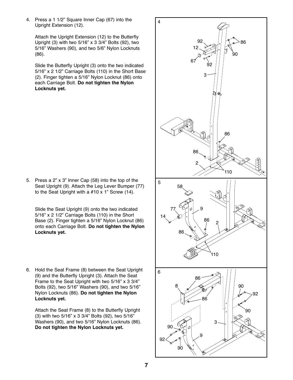 Weider WESY39522 User Manual | Page 7 / 35