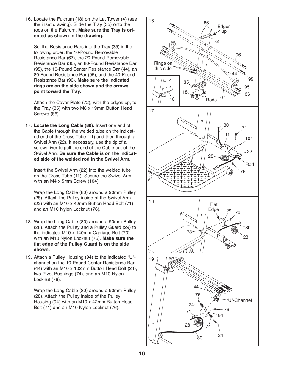 Weider 831.15395.1 User Manual | Page 10 / 24