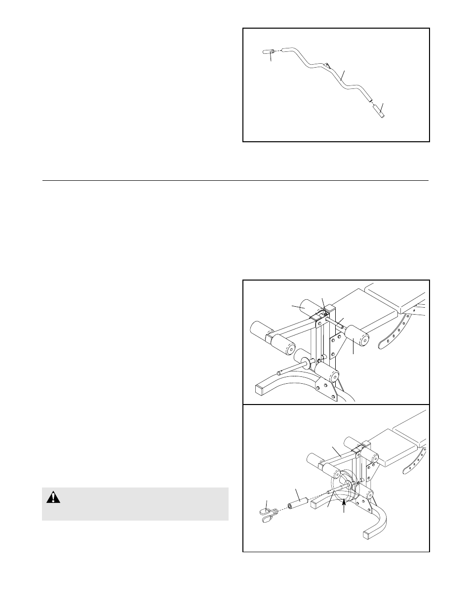Adjustments, Warning | Weider WEBE12621 User Manual | Page 11 / 19