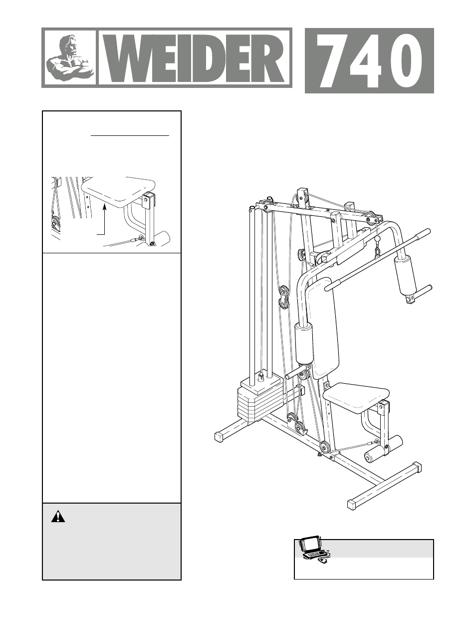 Weider 740 User Manual | 27 pages