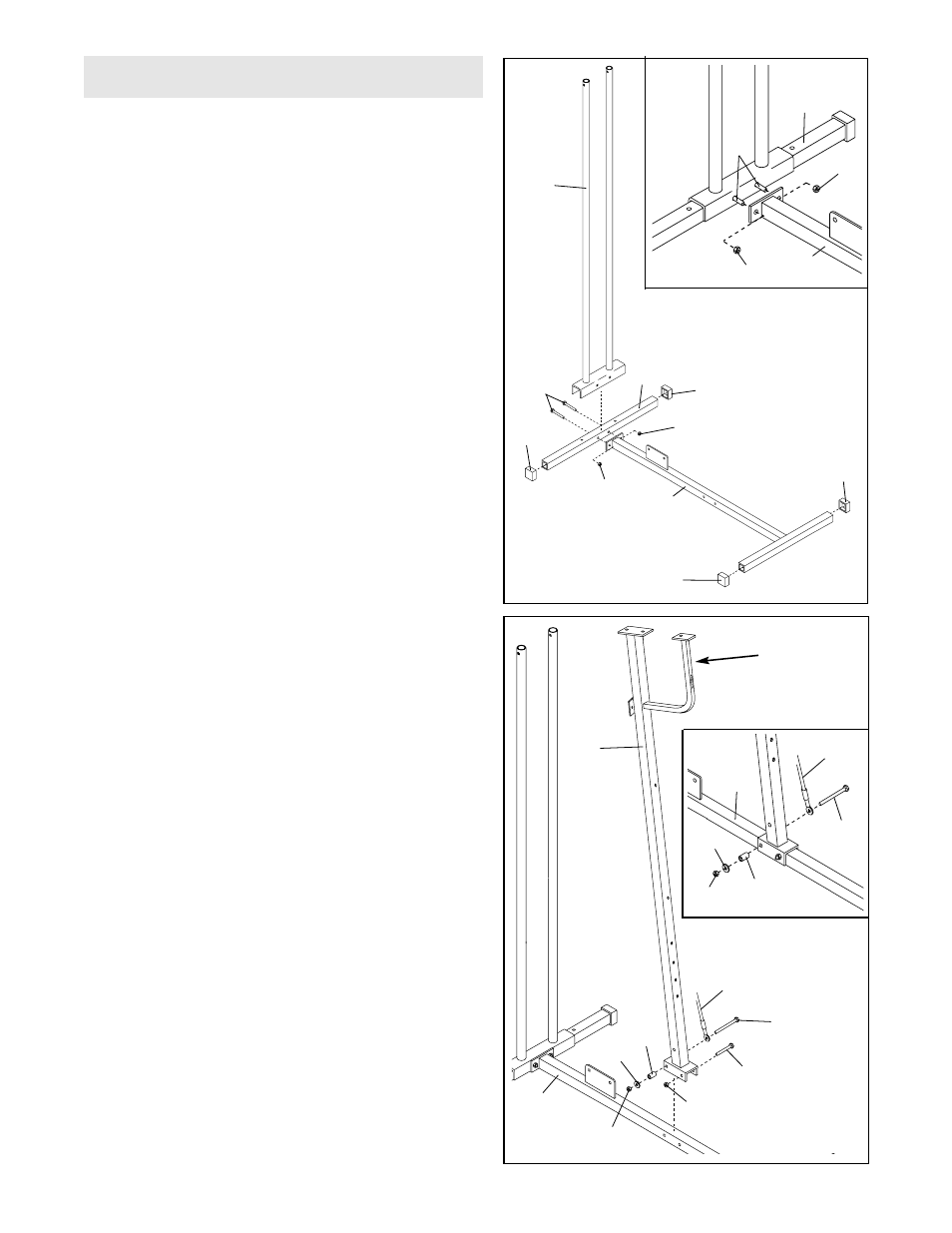 Frame assembly | Weider 740 User Manual | Page 6 / 27