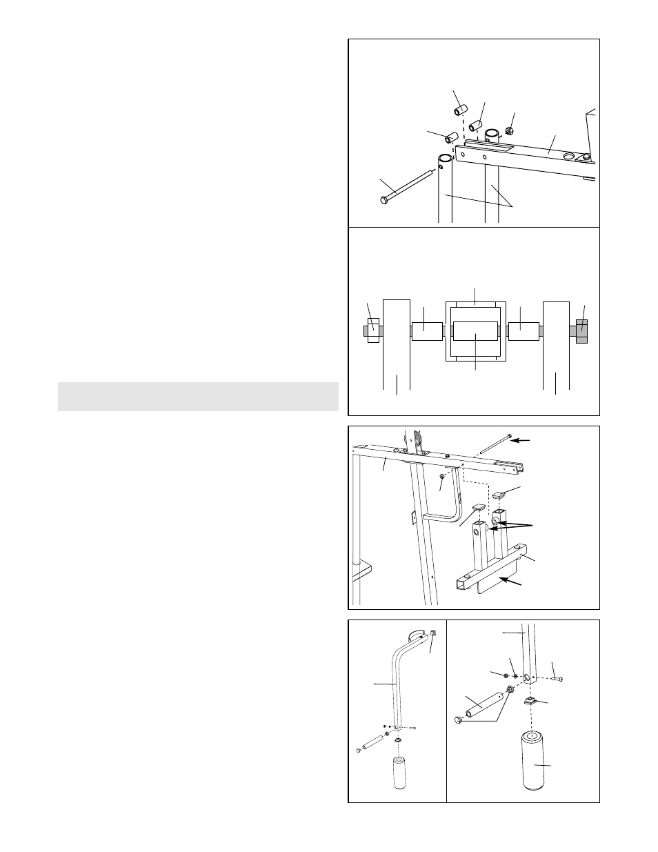 Arm assembly | Weider 740 User Manual | Page 8 / 27