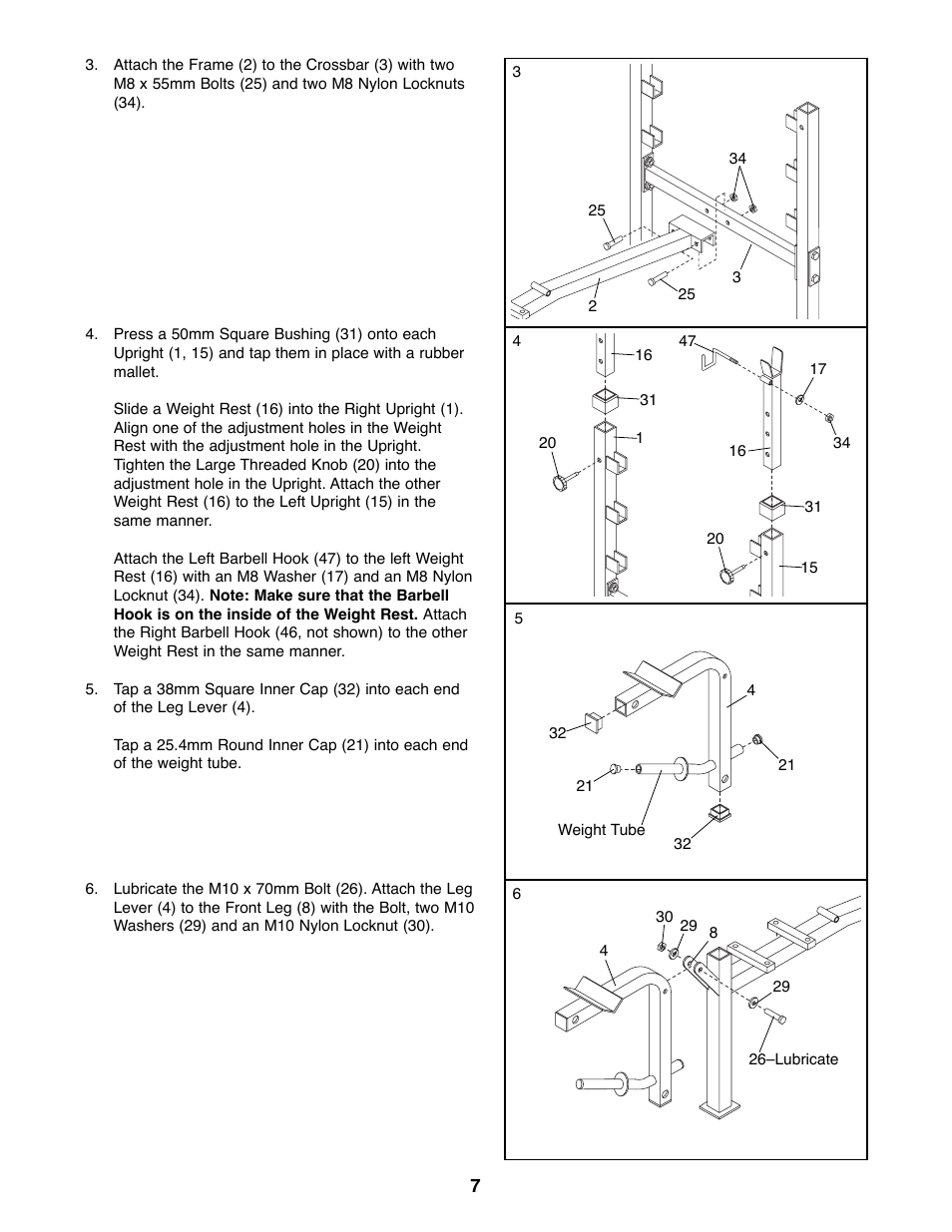 Weider WEBE06691 User Manual | Page 7 / 16