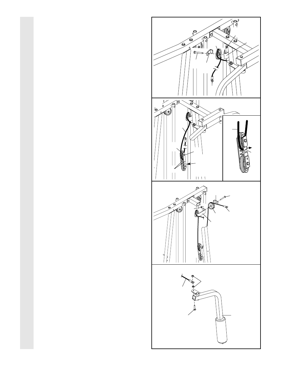 Cable assembl y | Weider WESY86300 User Manual | Page 12 / 35
