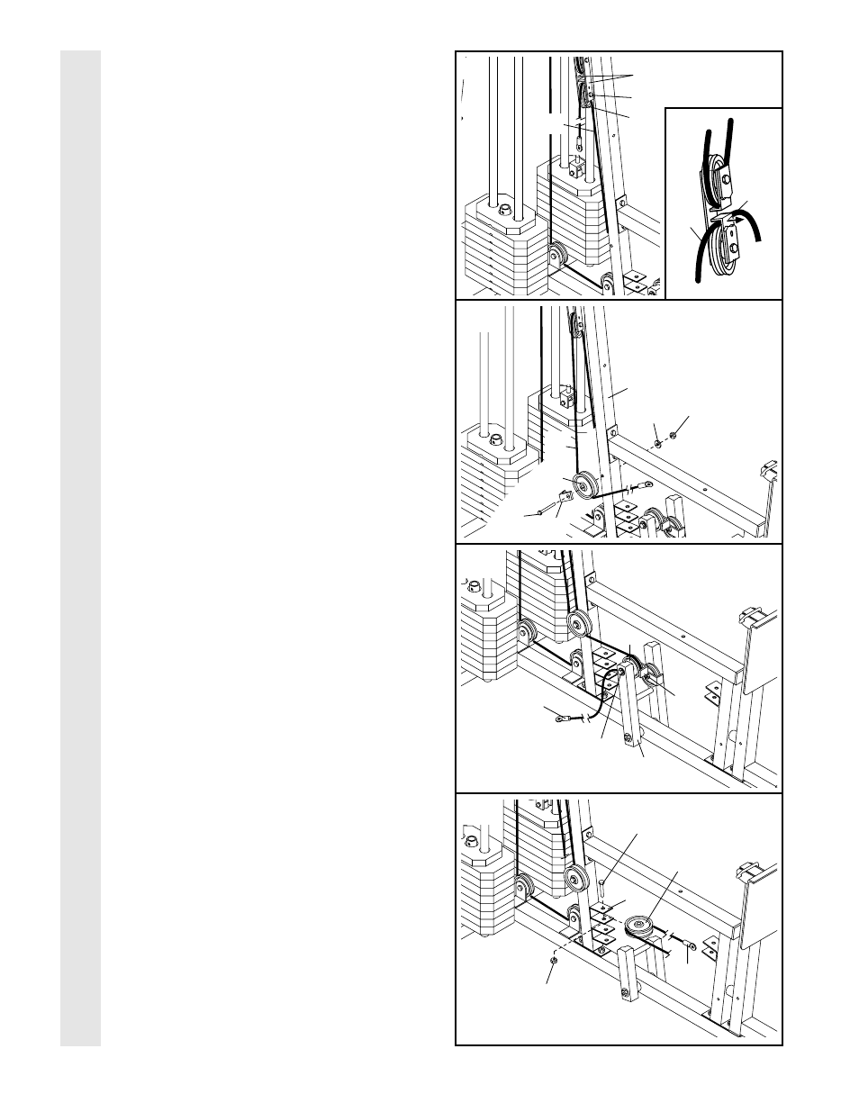 Cable assembl y | Weider WESY86300 User Manual | Page 15 / 35