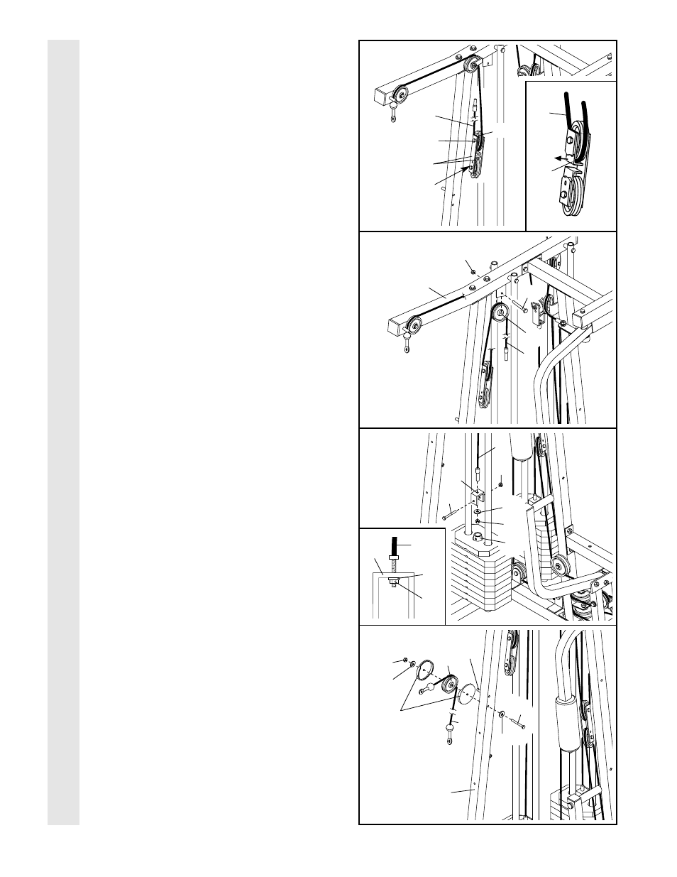 Cable assembl y | Weider WESY86300 User Manual | Page 18 / 35