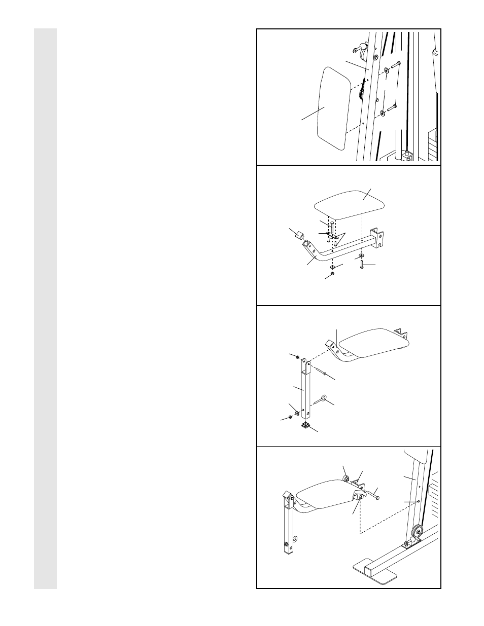 Sea t assembl y | Weider WESY86300 User Manual | Page 20 / 35