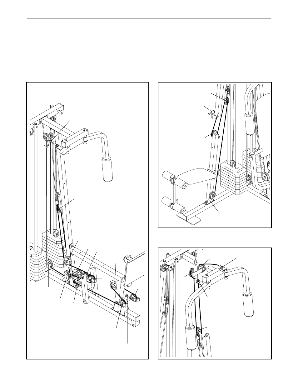 Cable diagrams | Weider WESY86300 User Manual | Page 26 / 35