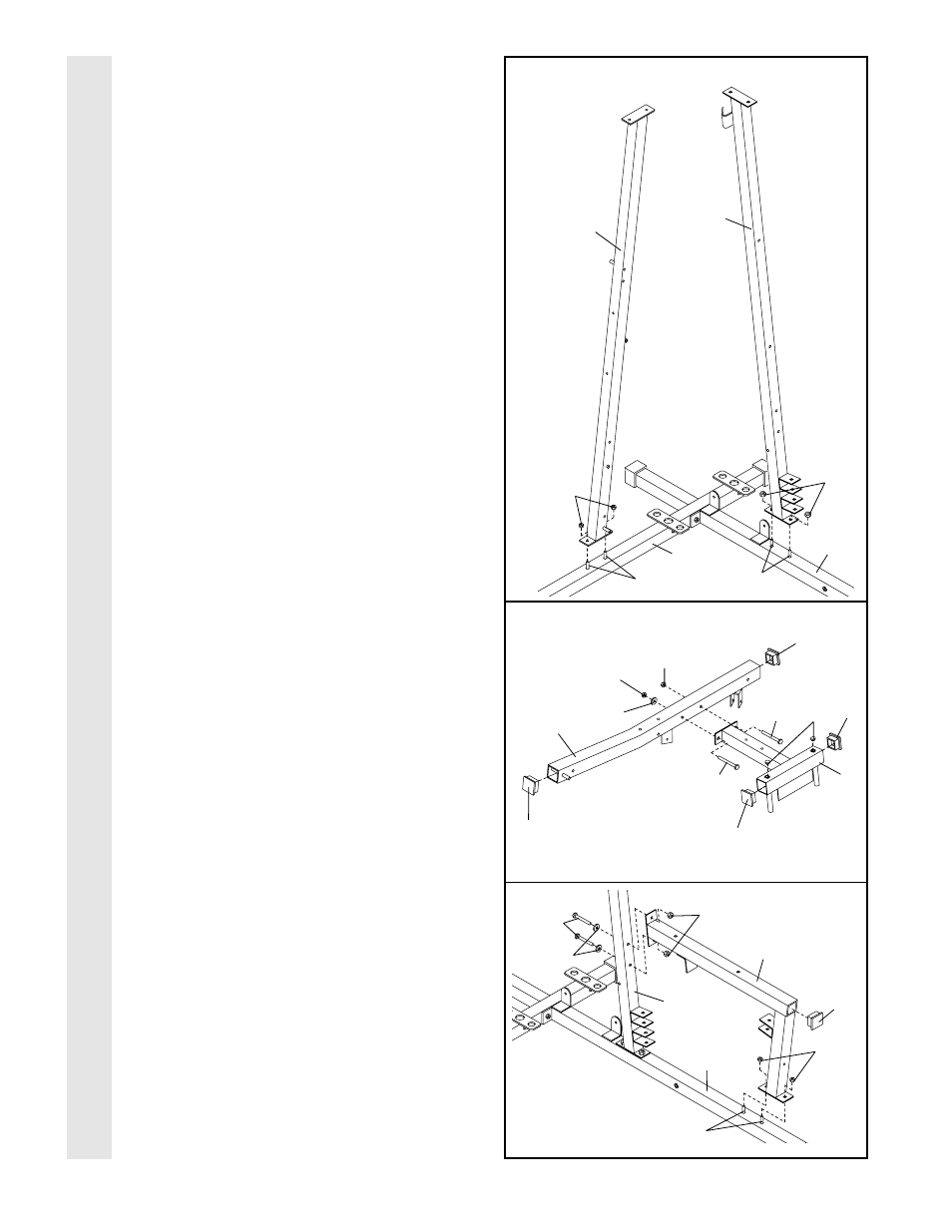 Frame assembl y | Weider WESY86300 User Manual | Page 6 / 35