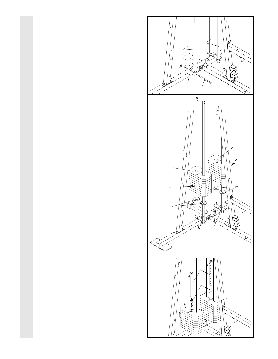 Frame assembl y | Weider WESY86300 User Manual | Page 7 / 35