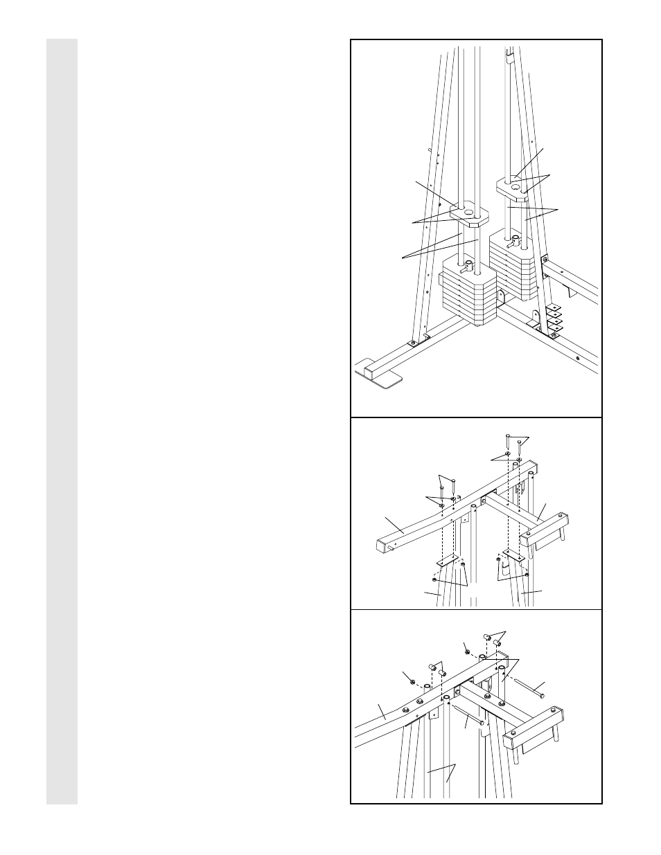 Frame assembl y | Weider WESY86300 User Manual | Page 8 / 35