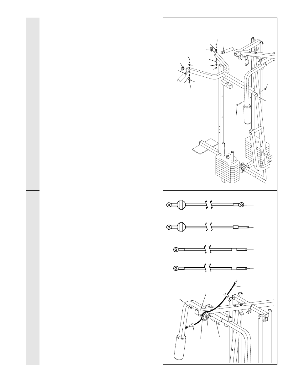 Cable assembl y, Arm assembl y | Weider WESY97300 User Manual | Page 10 / 35