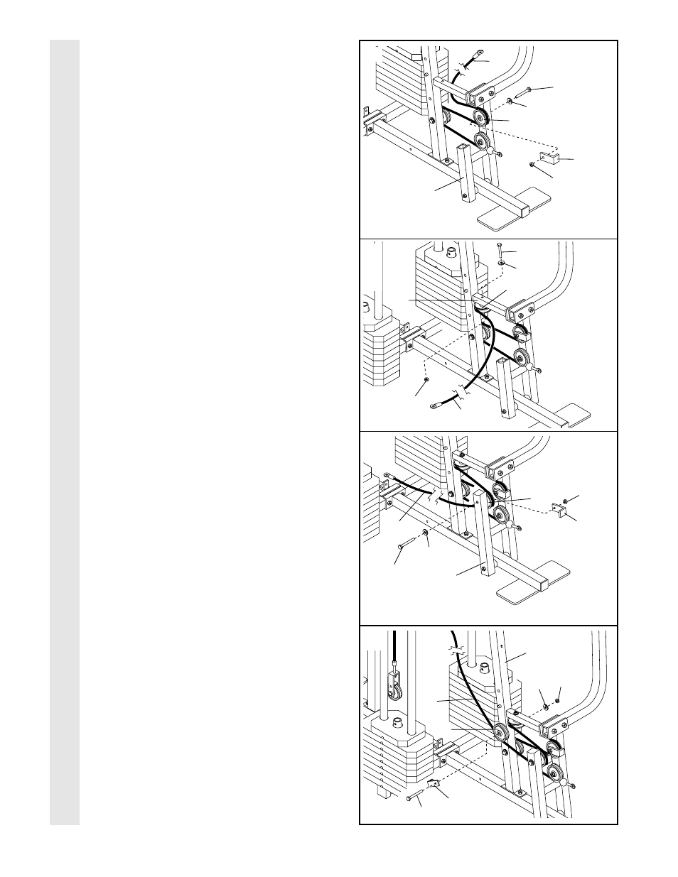 Cable assembl y | Weider WESY97300 User Manual | Page 15 / 35