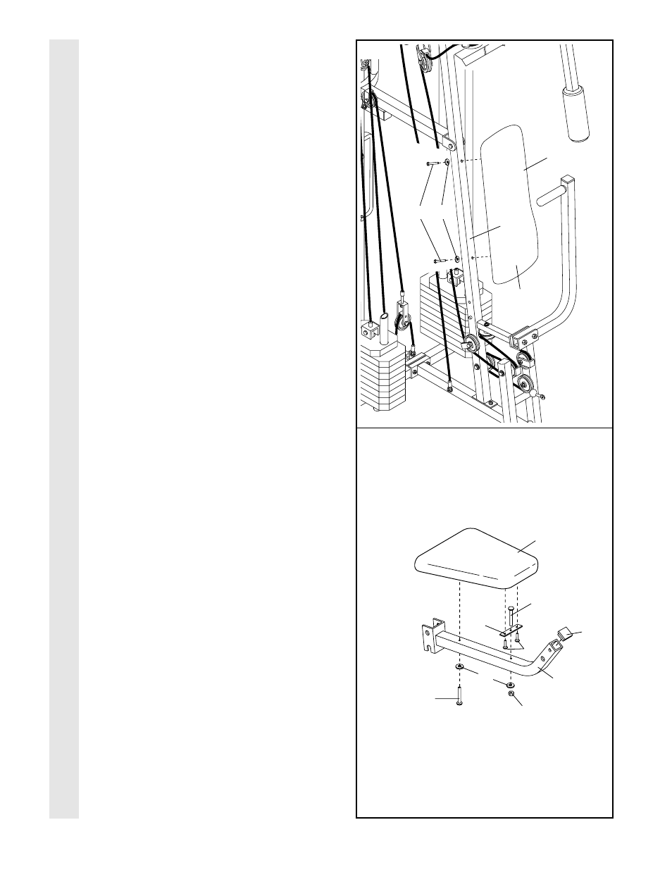 Sea t assembl y | Weider WESY97300 User Manual | Page 19 / 35