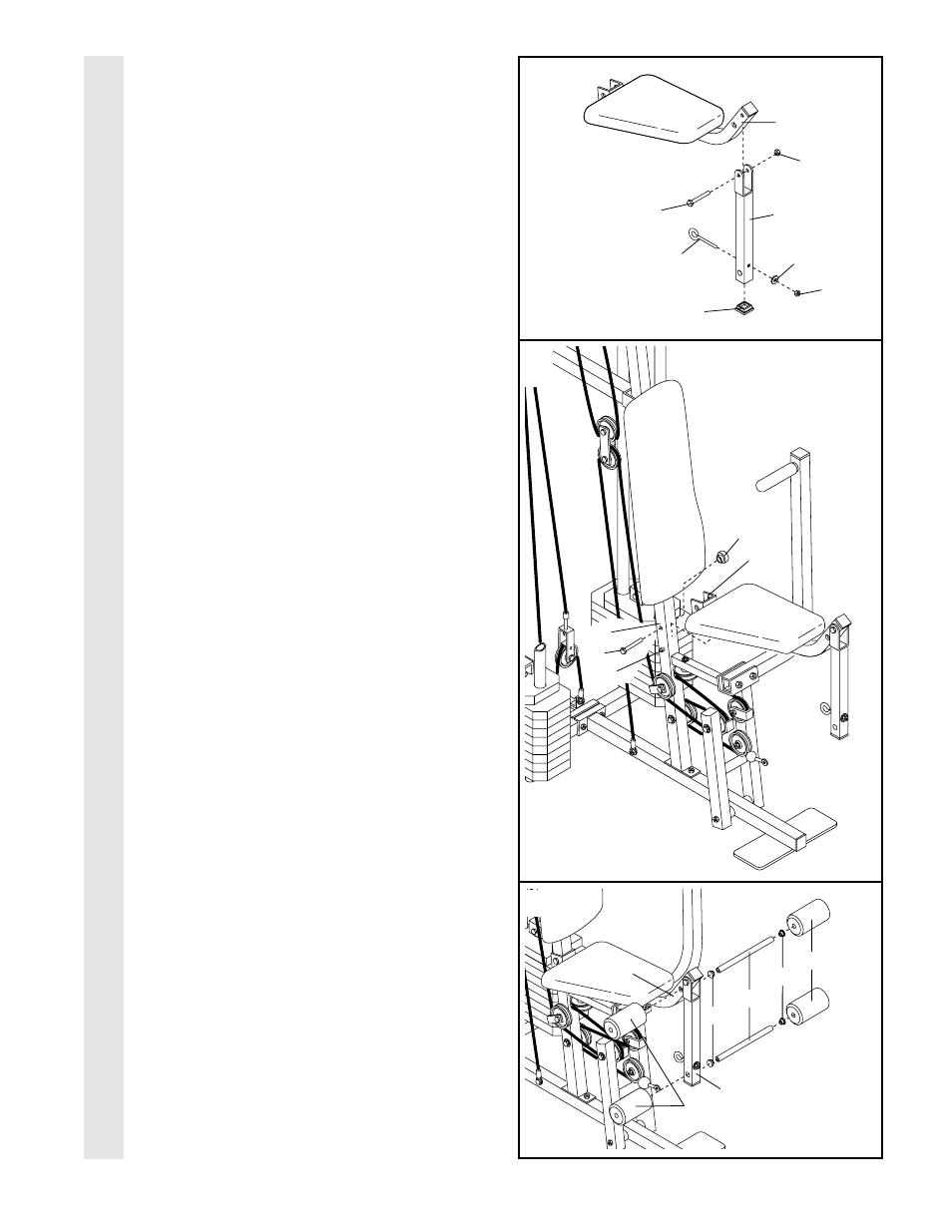 Sea t assembl y | Weider WESY97300 User Manual | Page 20 / 35