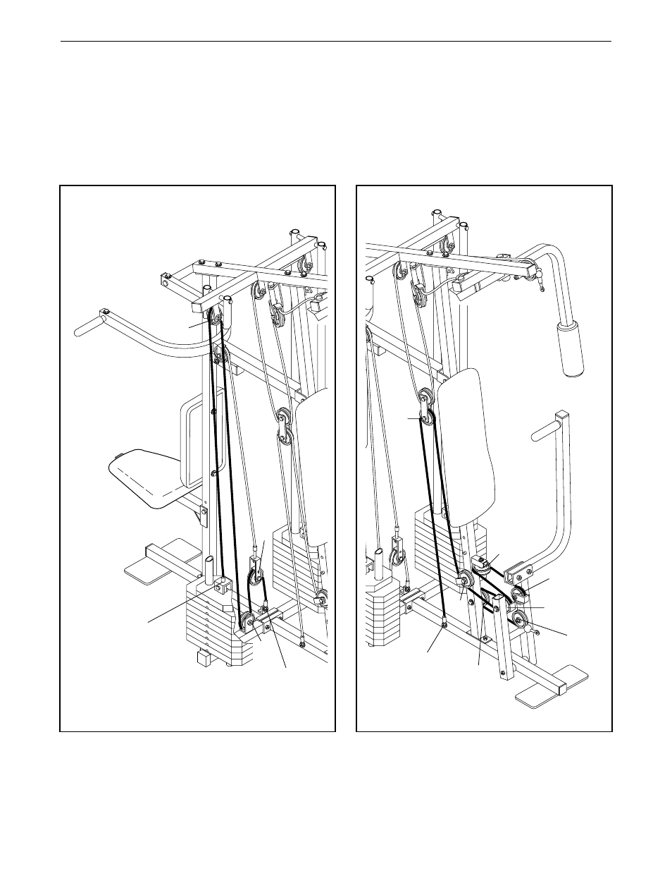 Cable diagrams | Weider WESY97300 User Manual | Page 26 / 35