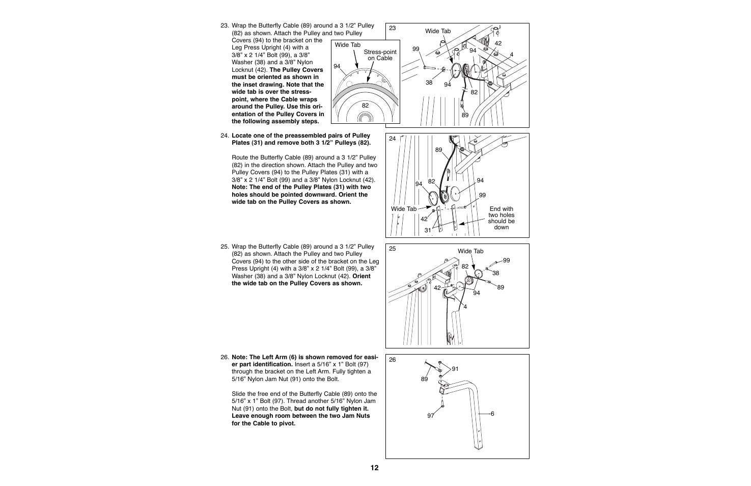 Weider WESY93190 User Manual | Page 12 / 33