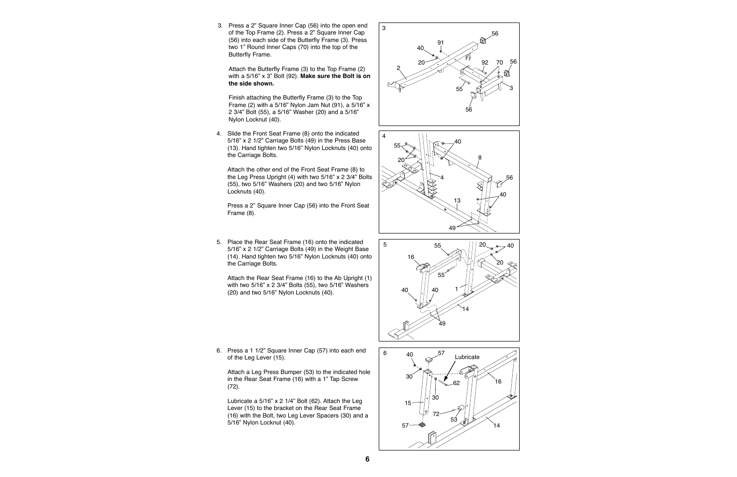 Weider WESY93190 User Manual | Page 6 / 33