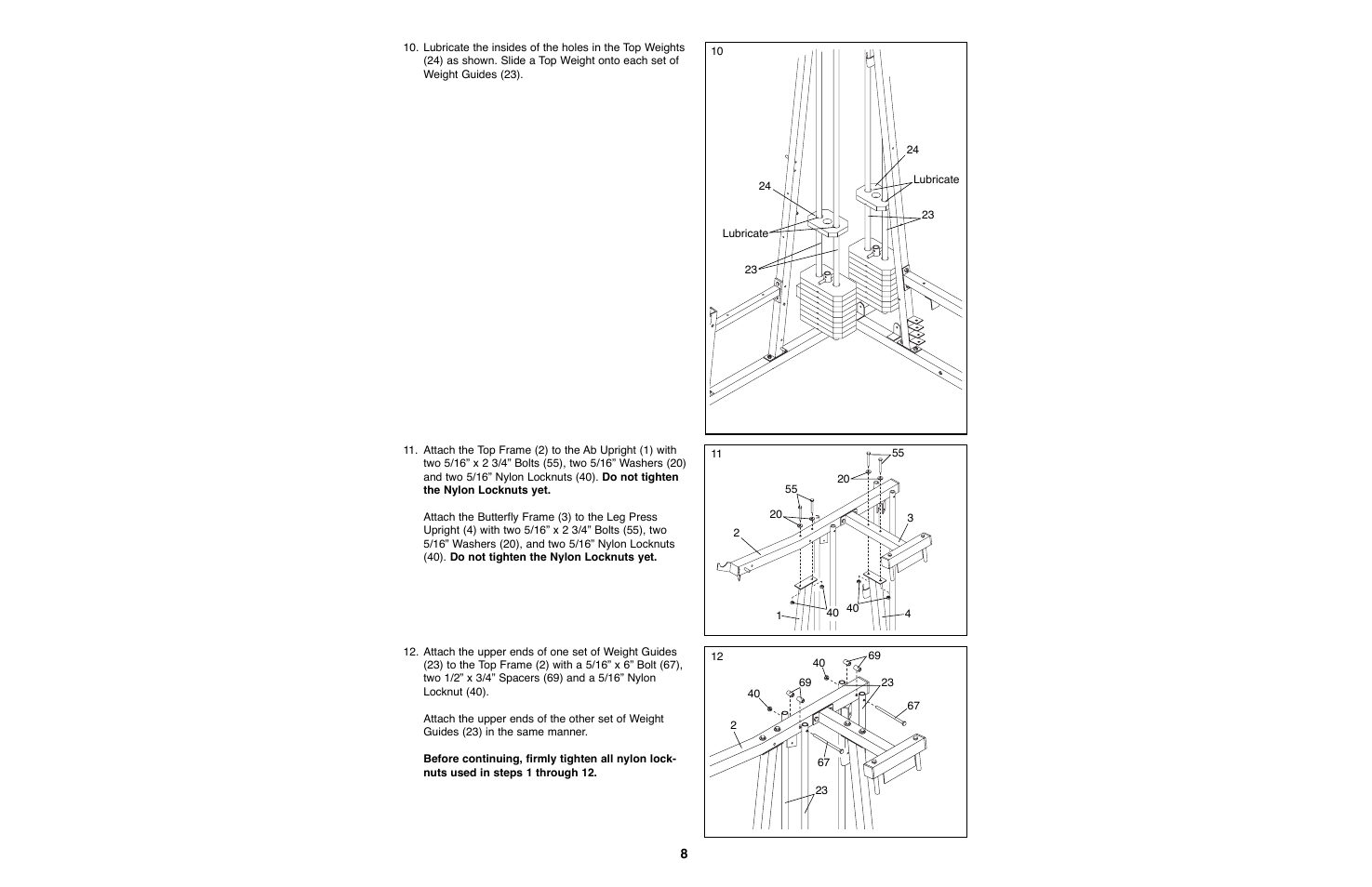 Weider WESY93190 User Manual | Page 8 / 33